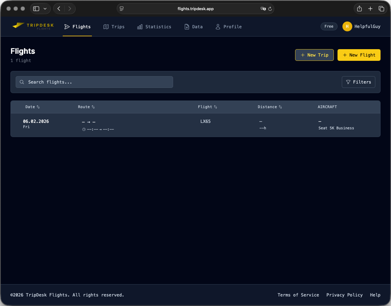 Claude Desktop: No flights